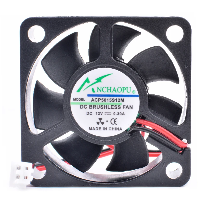Новый оригинальный вентилятор ANCHAOPU ACP5015S12M 5 см 5015 50 мм 50x50x15 12 в а|Кулеры и системы