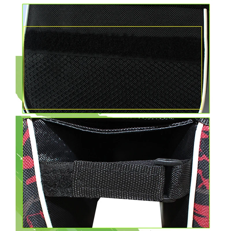 

Bike Front Frame Bag Large Capacity with Double Pouch Transparent Phone Holder Bag Cycling Accessory ASD88