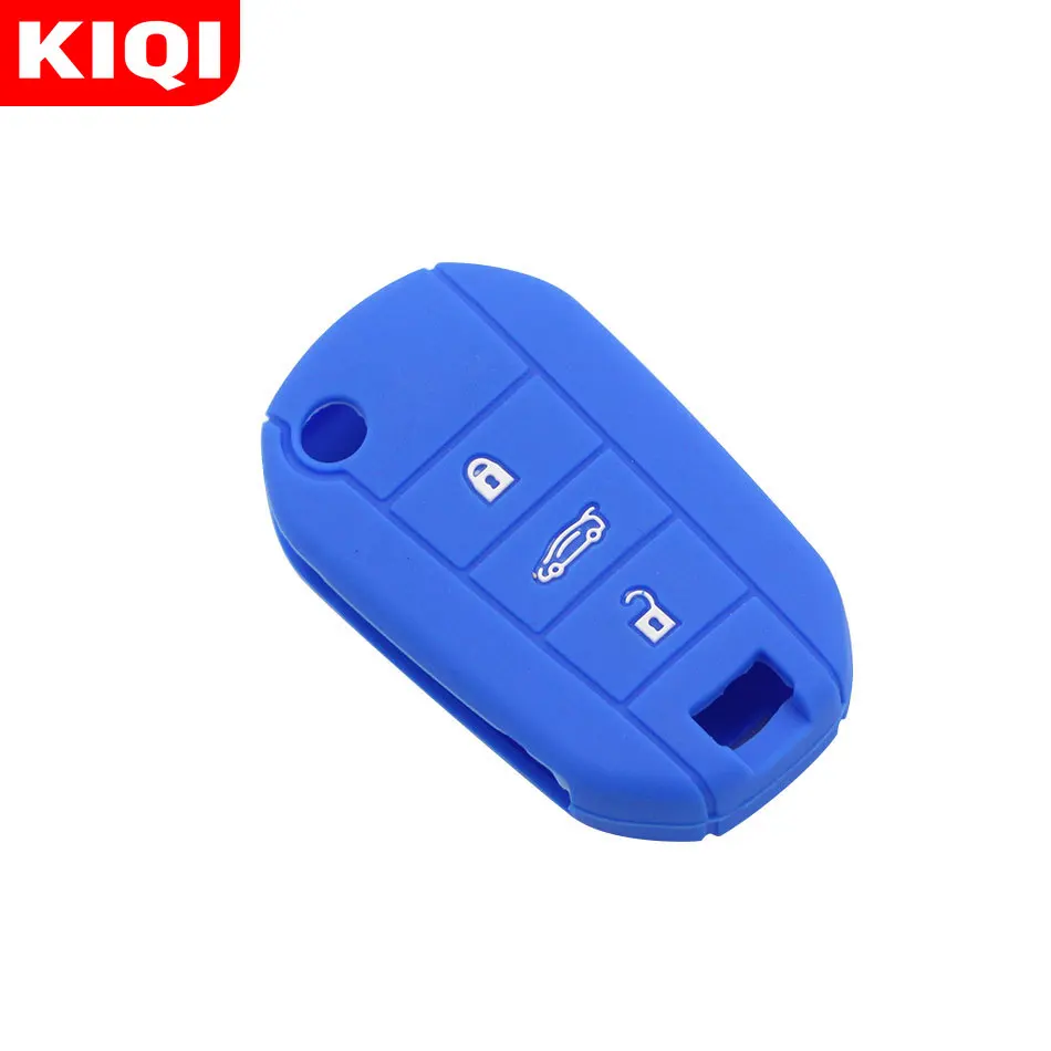 3 кнопки силиконовой резины ключи чехол для Peugeot 3008 208 308 508 408 2008 Защитная крышка