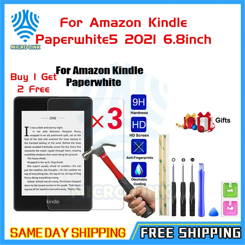 

3pcs Ultra Clear/Matte/Nano anti-Explosion LCD Screen Protector Cover For Amazon Kindle Paperwhite 5 2021 6.8In Protective Film