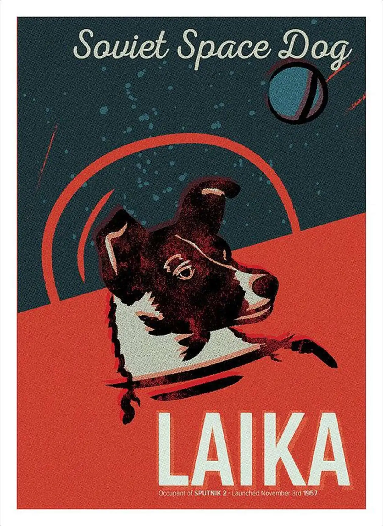 Бургундия Sci-fi советское соединение космическая ракета собака лайкра CCCP Гагарин старинный крафт плакаты холст картины настенные наклейки бар Домашний Декор подарок - Цвет: Бургундия