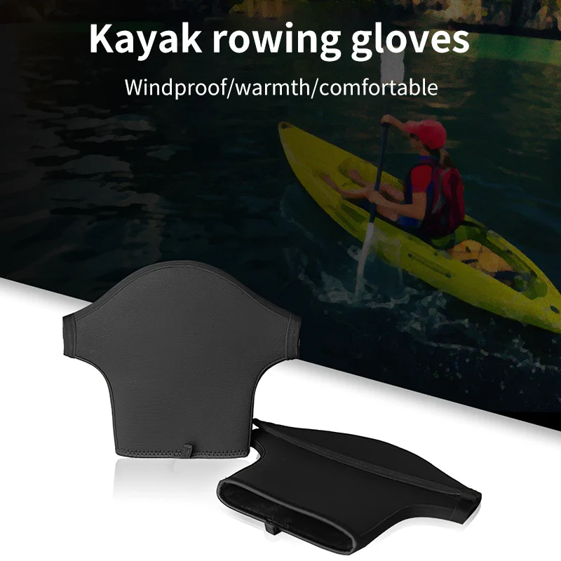 

Kayak Canoe Rowing Gloves Neoprene Paddle 1pair Thicken Gloves Boat Touring Paddle Kayaking Surface Water Rafting Mitts Gloves