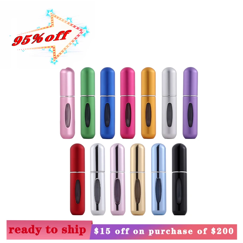 Портативный многоразовый парфюмерный распылитель 13 цветов 5 мл | Красота и