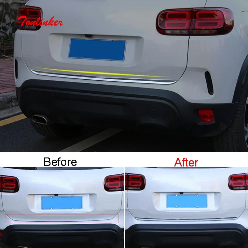 Tonlinker внешняя задняя крышка бака наклейка для CITROEN C5 Aircross 2018 19 автостайлинг 1 шт.