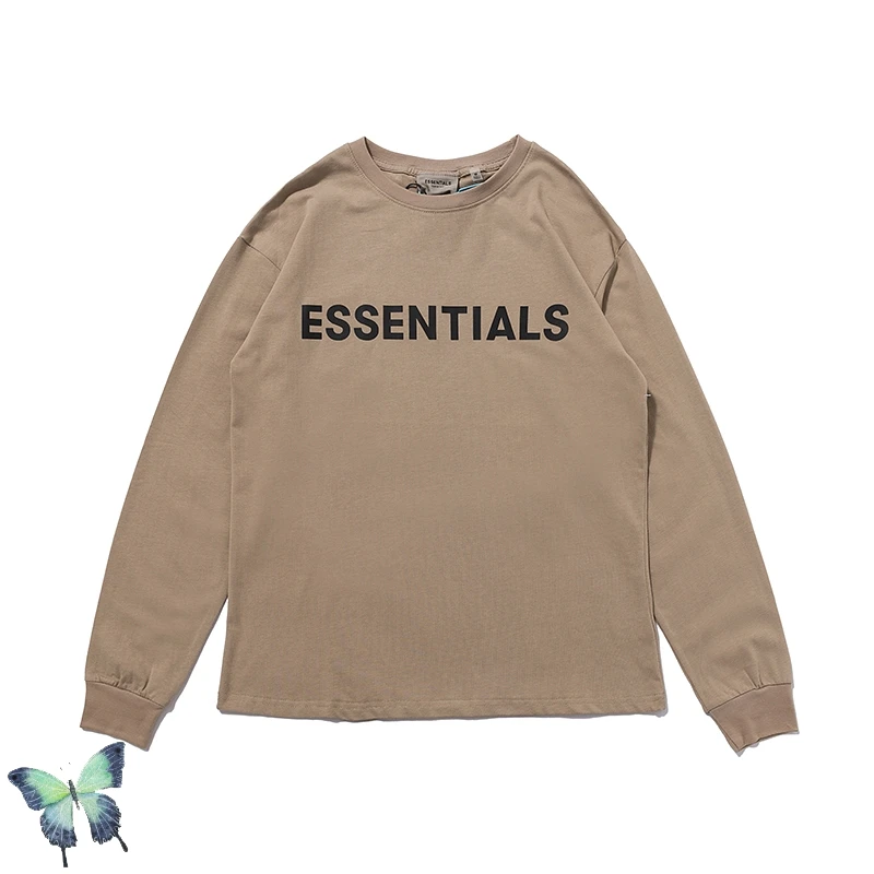 

New Justin Bieber Essentials Long Sleeve T-shirt Men Women Round-neck Casual T Shirt 100%Cotton Essentials T-Shirts