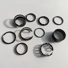 Черные кольца в стиле хип-хоп для женщин, регулируемые геометрические минималистичные ювелирные изделия в эстетике, круглое кольцо, Женские аксессуары, оптовая продажа