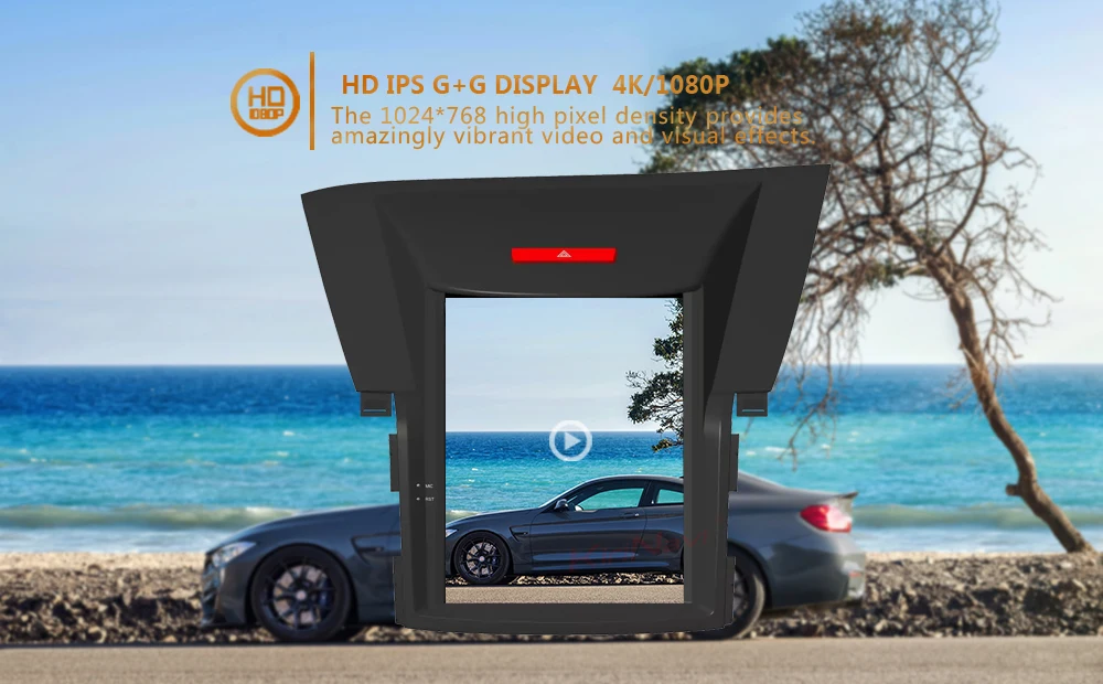 KiriNavi вертикальный экран Tesla стиль Android 8,1 10," Автомагнитола для Honda CRV, cr-v автомобильный Dvd мультимедийный плеер gps навигация 4G