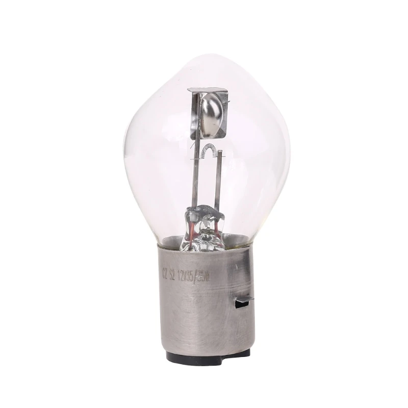 

P82B Motorcycle 12V 25W 10A B35 BA20D Headlight Bulb For ATV Moped Scooter Glass