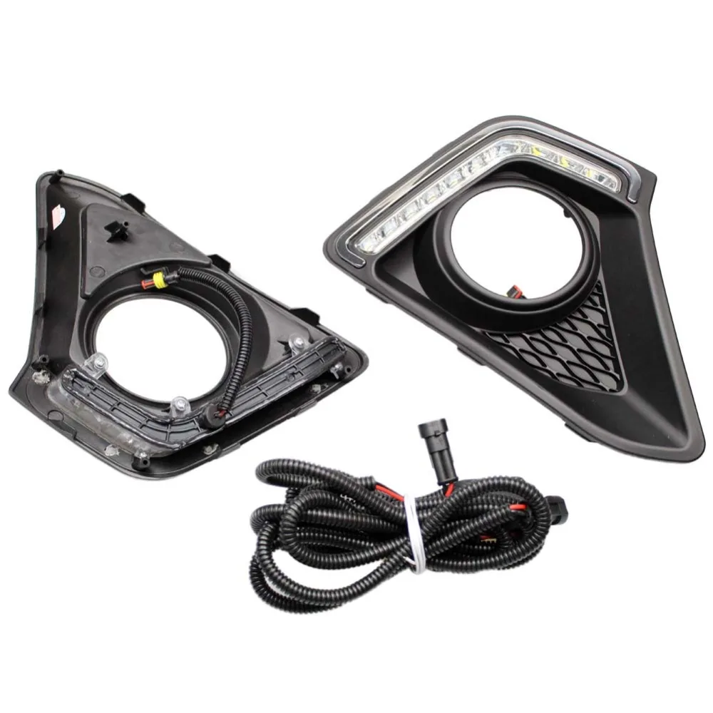 Дневные ходовые огни светодиодные водонепроницаемые дневные 1 пара для Hyundai Grand I10