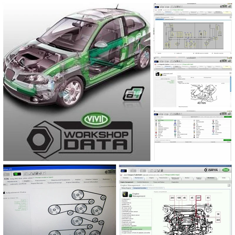 

Vivid Workshop 10.20 car diagnostic tool Service 10.2data to Automotive Repair Vivid Software in HDD/CD free Ship diagnostic car