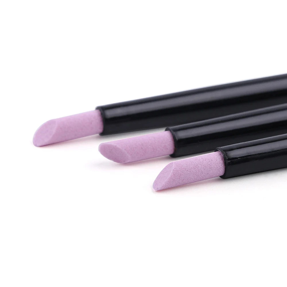 Профессиональный Маникюрный Инструмент Черный Кварцевые головы скрабы камень