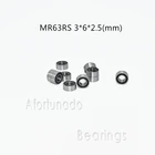 Миниатюрный Мини-подшипник MR63RS 3*6*2,5 (мм), 10 шт., герметичный резиновый подшипник ABEC-5