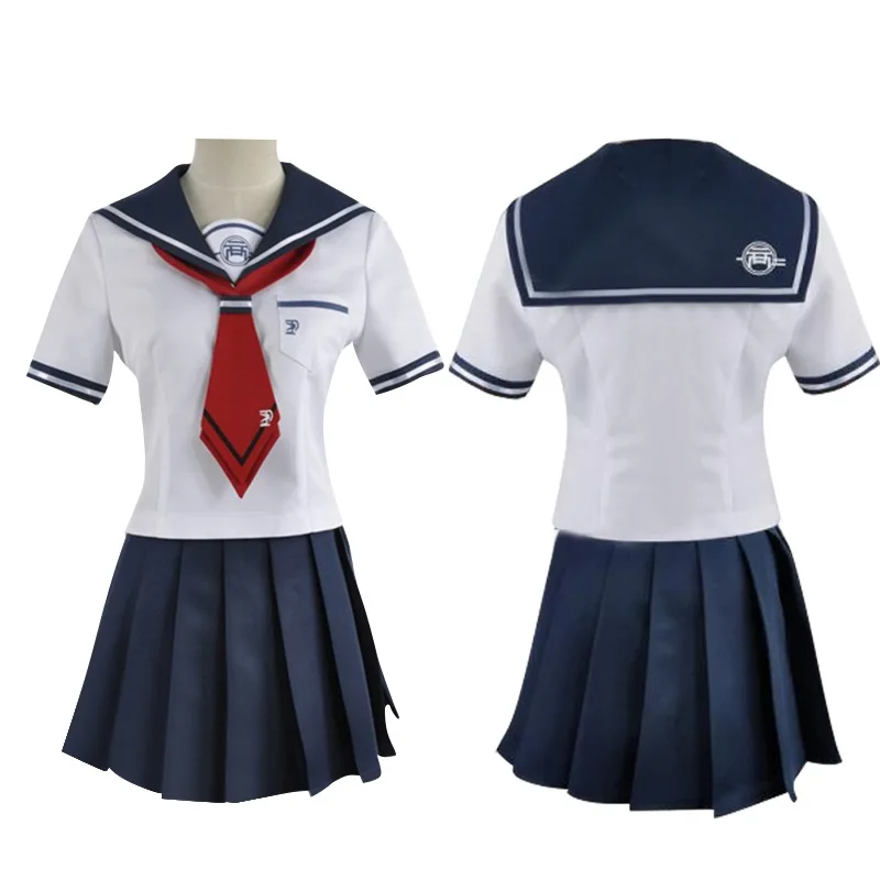 

Absolute Despair Girl Another Episode Naegi Komaru JK Uniform Danganronpa Anime Cosplay Costume Women Sailor Suit Skirt Set