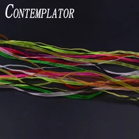 12optional colors 10meters fly tying braidback scud shrimp back width 3mm silk%c2%a0ribbon fly tying materials troutgrayling flies