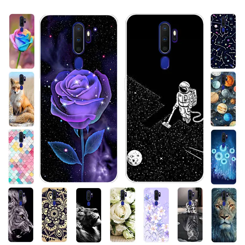 Чехол для OPPO A9 2020 мягкий силиконовый чехол из ТПУ с цветами CPH1937 телефона s OPPOA9 A 9