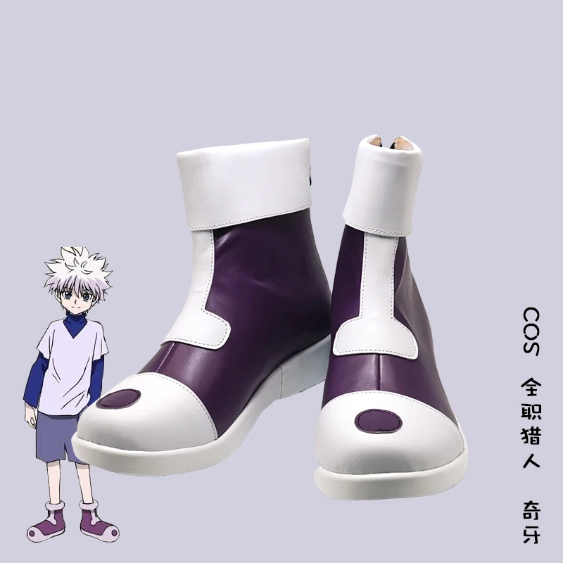 

Женские/мужские короткие ботинки Killua Zoldyck, зимние ботинки для косплея