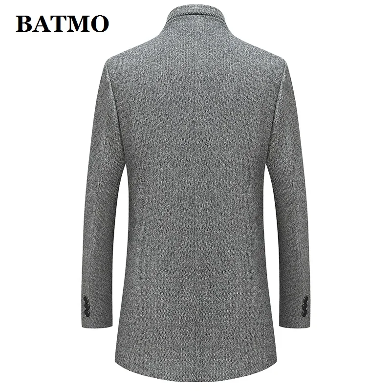 BATMO/Новое поступление зимний высококачественный шерстяной Тренч для мужчин