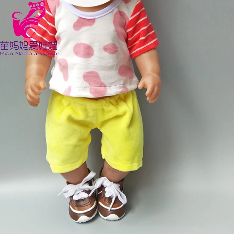 Рубашка для куклы 43 см кружевное платье 18 дюймов Одежда штаны девочки детские