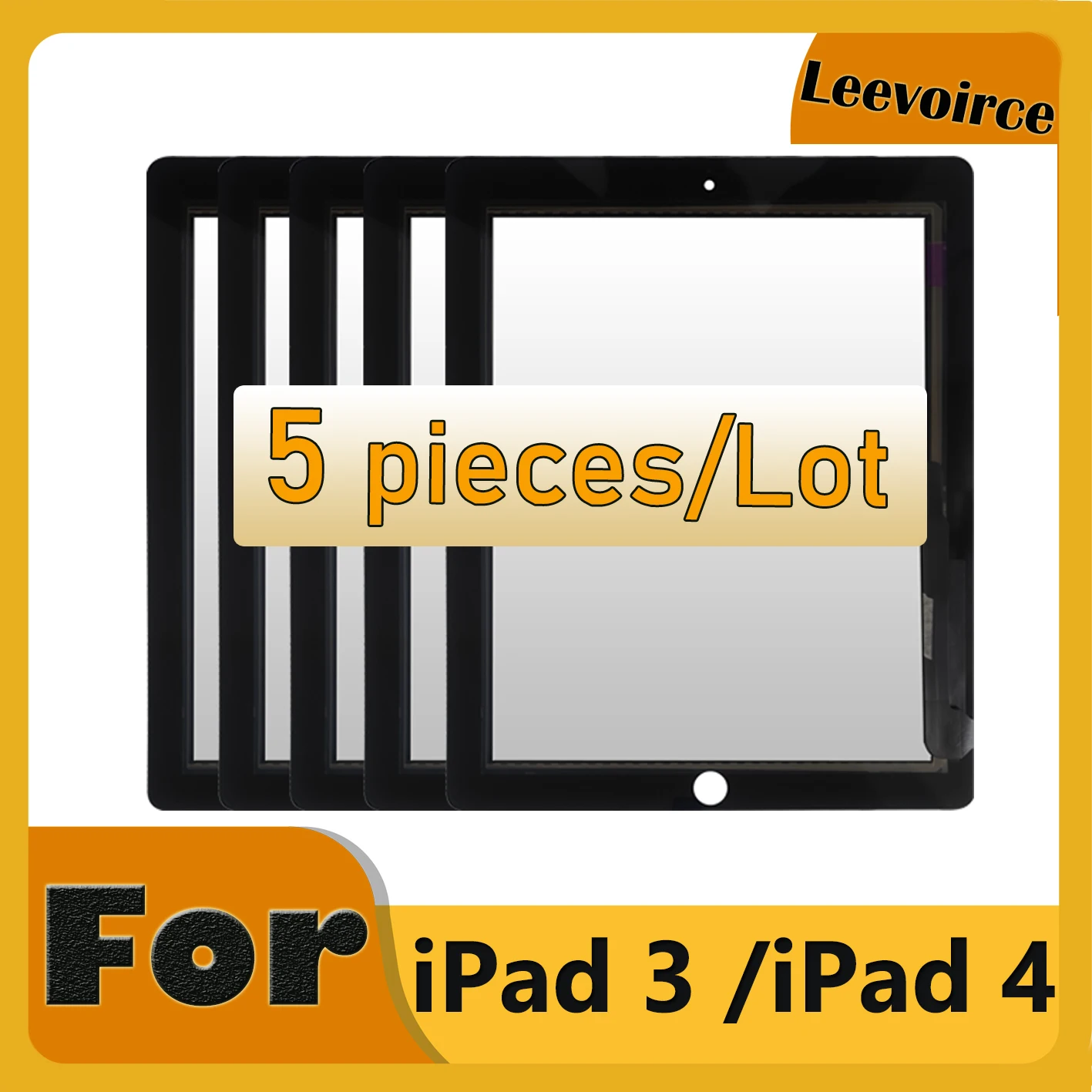 Сенсорный экран для iPad 3 LCD A1403 A1416 A1430 5 шт. сенсорная панель ЖК-дисплей стеклянная