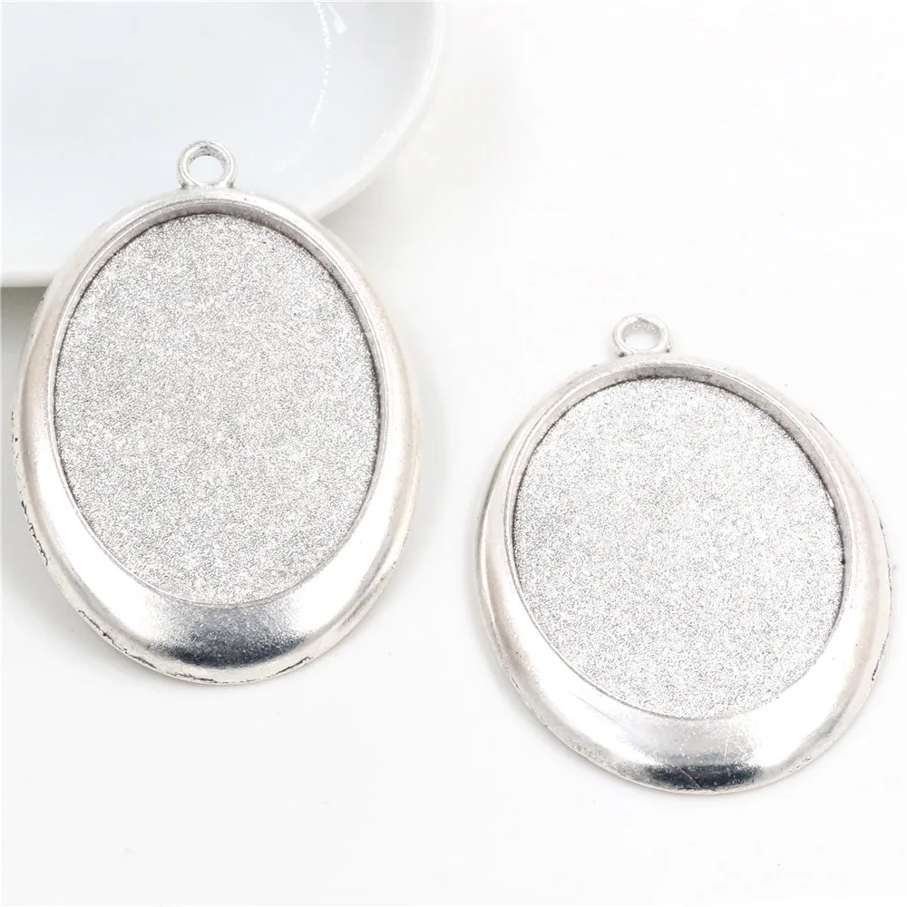 5 шт. 30x40 мм Внутренний Размер 7 цветов покрытая смайликом модель кабошон основа