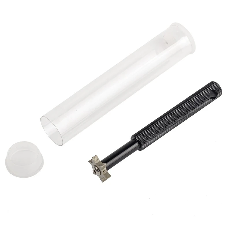 

Groove Sharpener with 6 Heads 2 Pieces Ditch Cleaner and 1 Piece 6 Angle Head Set for Golf Club Groove Sharpener