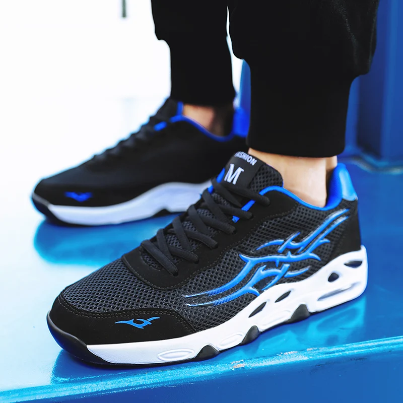 Air 90 кроссовки с подушками, мужские сетчатые дышащие кроссовки, нескользящая спортивная обувь, конкурентоспособная спортивная обувь, zapatillas hombre Deportiva