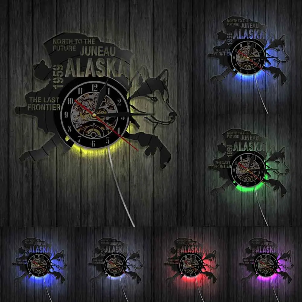 Alaska Dog настенные художественные декорации США город Аляска винтажная виниловая