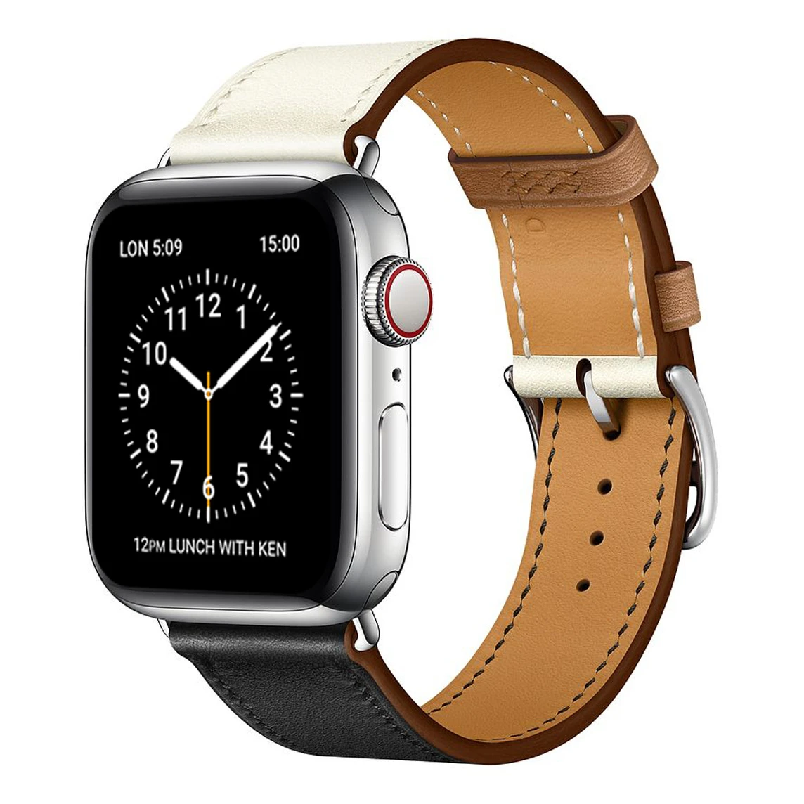 Ремешок из коровьей кожи для Apple Watch Band 42 мм 44 Iwatch Series 6 5 4 3 2 1 SE сменный Браслет с