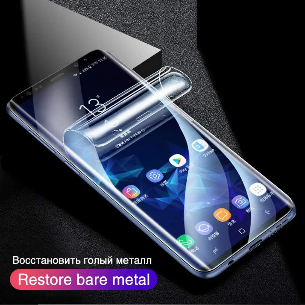 Полное покрытие Гидрогелевая пленка для Samsung Galaxy J3 J5 J7 2016 2017 защита экрана J2 J4 J6 J8