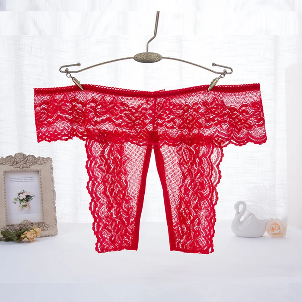 Женские сексуальные трусики с открытой промежностью эротическое нижнее белье