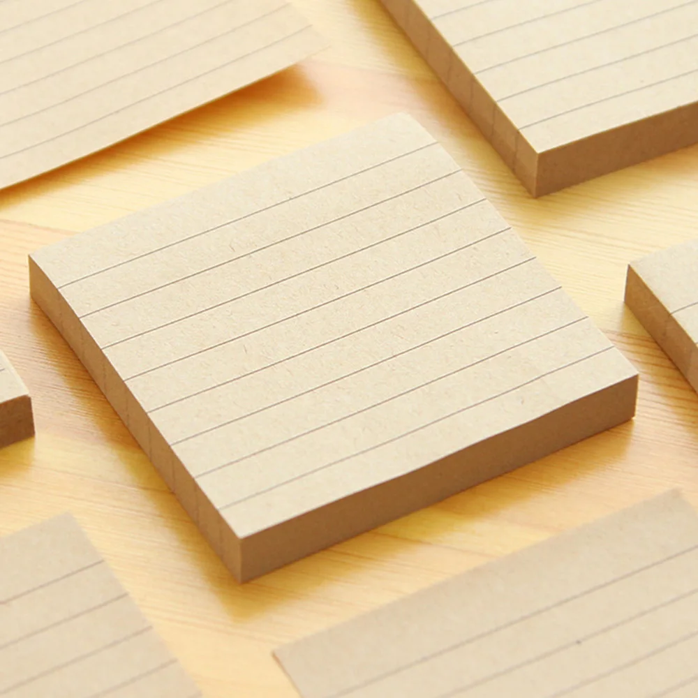 

1 Set Adhesive Paper Notepads Stationery Note Pads Memo Pads (Assorted Color)