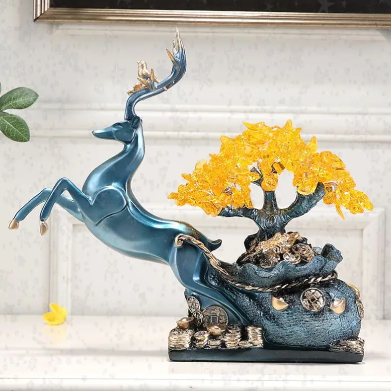 

Opening gifts, fortune making ornaments, crystal fortune making, money making, Nordic home accessories, interior decoration