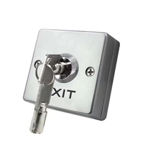 zinc alloy gate door exit button exit switch door exit push button release switch opener for door access control system