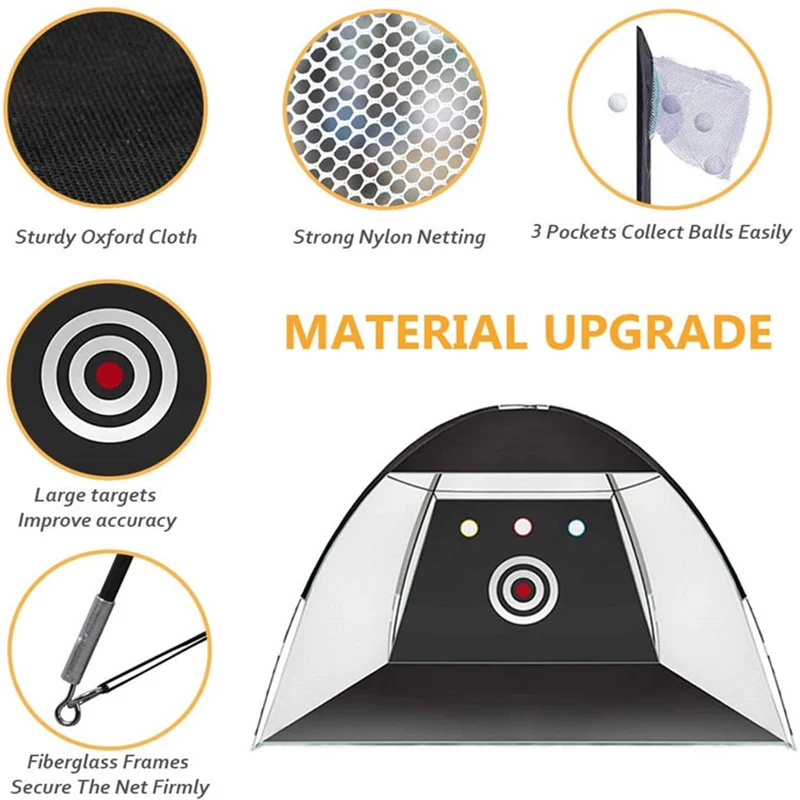 

Golf Cutting Practice Net Indoor and Outdoor Golf Tent Combat Cage Practice Net Training Equipment B2Cshop