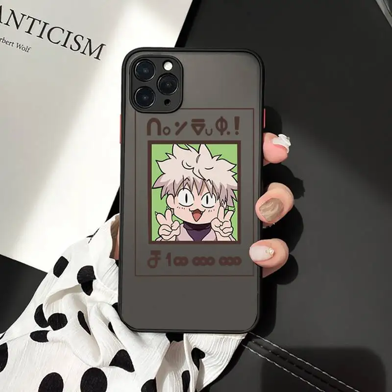 

Hunter X hunter Japan anime Phone Cases matte transparent For iphone 7 8 11 12 plus mini x xs xr pro max cover