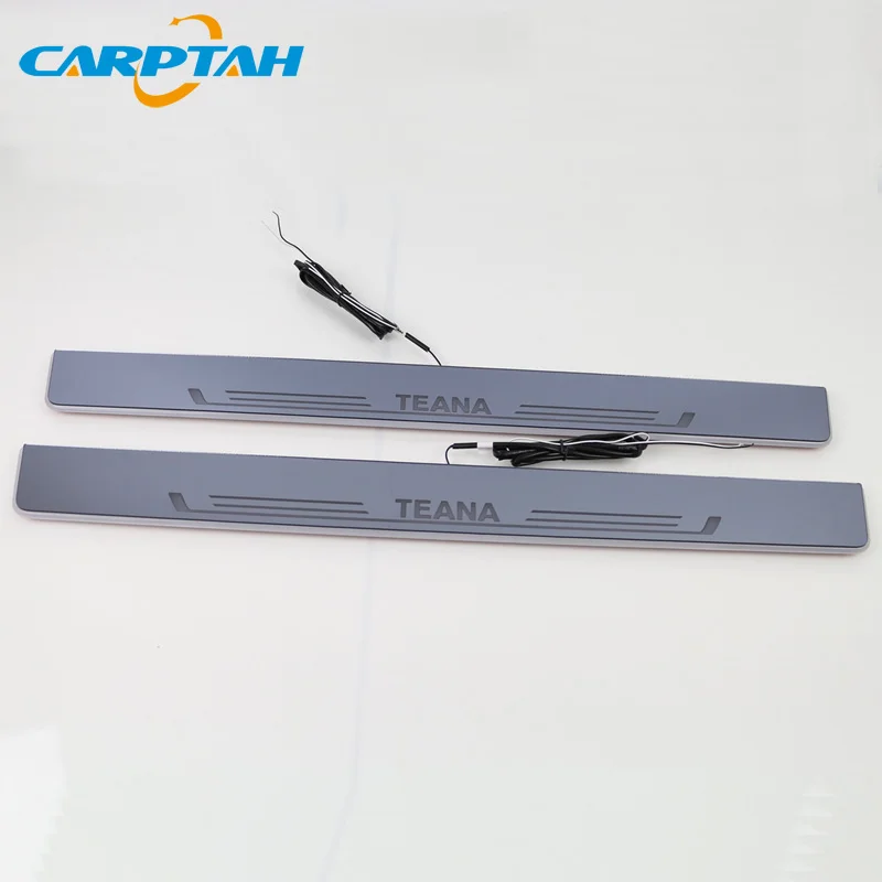 Отделкой педаль автомобиля внешние Запчасти светодиодный порога Накладка путь