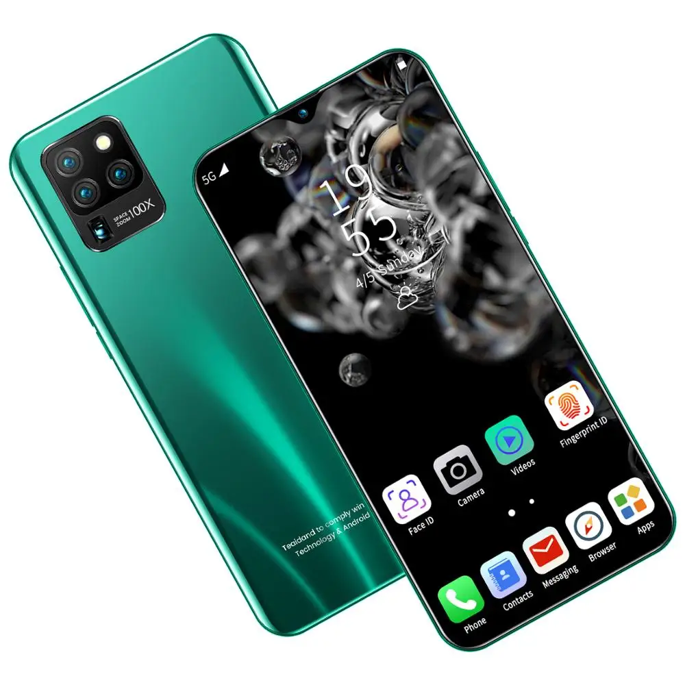 

S20U 6.3 Inch 8+128GB Dual SIM 16+32MP Cellphones Deca Core 4800mAh Drop Screen Smart Phone MTK6799 Mobile Phones Global Version