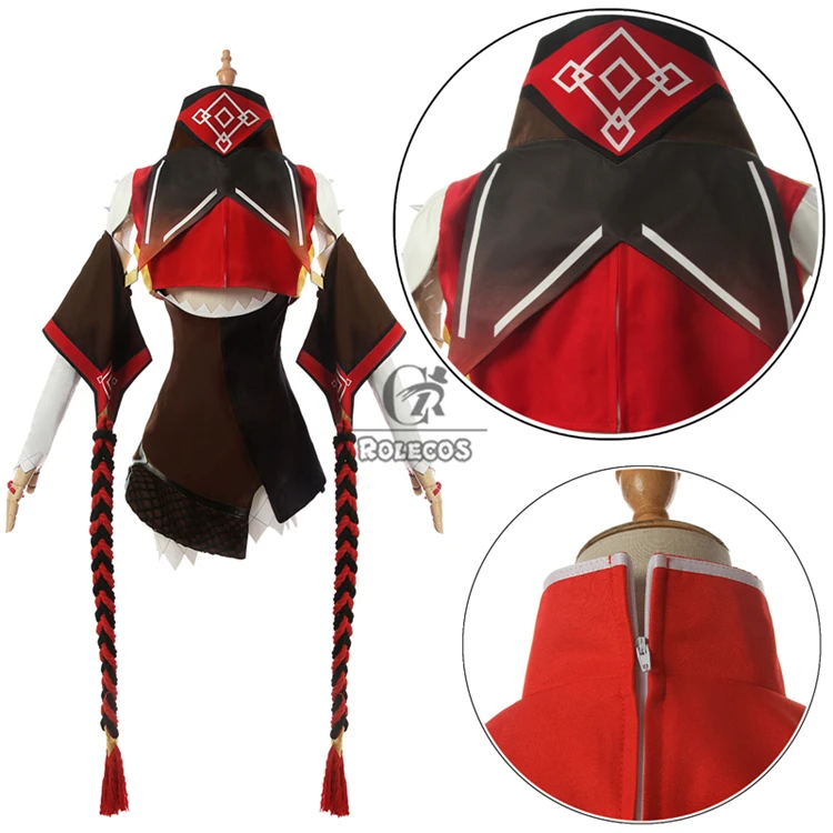 Rolecos Genshin Impact Cosplay Xinyan Costume Game For Women Halloween Suit Sexy Outfit -Zentai shop online H8d0d05634b134137a27929c04de9d37b6.jpg
