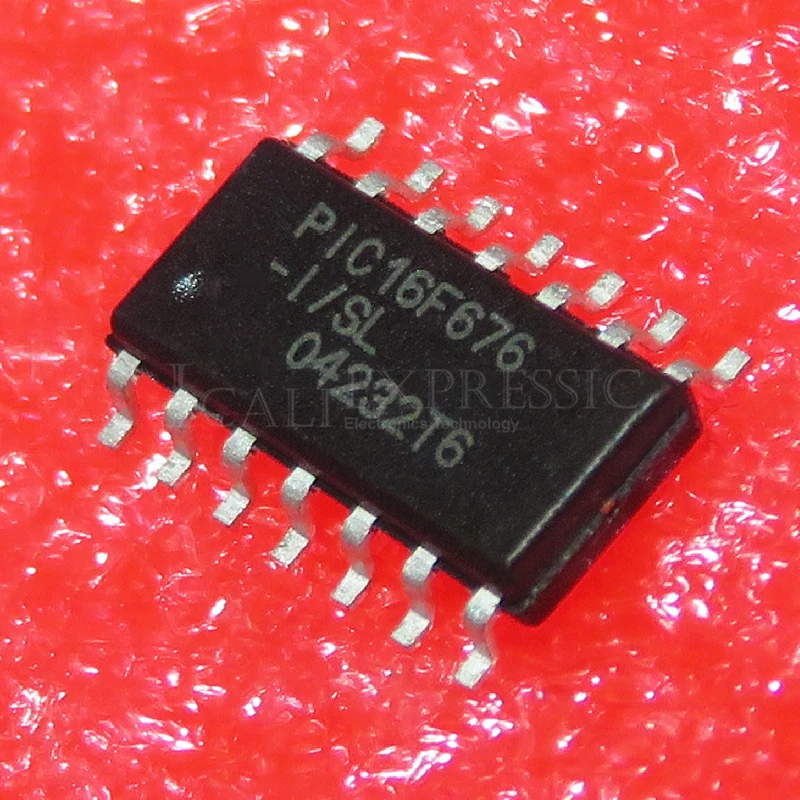 

5 шт PIC16F676-I/SL PIC16F676 SOP-14 новый оригинальный в наличии