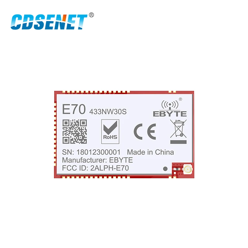 Star Networking CC1310 1W 433mhz SMD Wireless Transceiver E70-433NW30S IoT 433 mhz IPEX Antenna Transmitter and Receiver