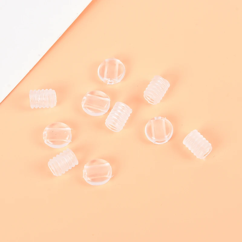 100 шт. регулируемые силиконовые затычки Ушная веревка противоскользящая Пряжка