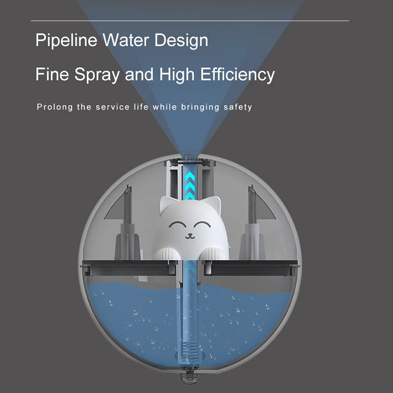 YAJIAO новый увлажнитель воздуха с изображением планеты кота арома-диффузор