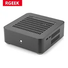 Чехол RGEEK L60S полностью алюминиевый корпус мини HTPC чехол Mini ITX чехол для компьютера игрового ПК настольного компьютера с блоком питания Pico PSU
