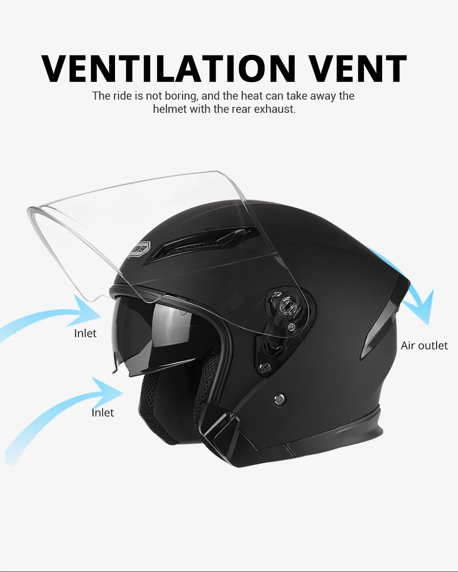 HEROBIKER мотоциклетный шлем для мужчин для мотокросса Casco Moto шлем для мотогонок полулицевой шлем