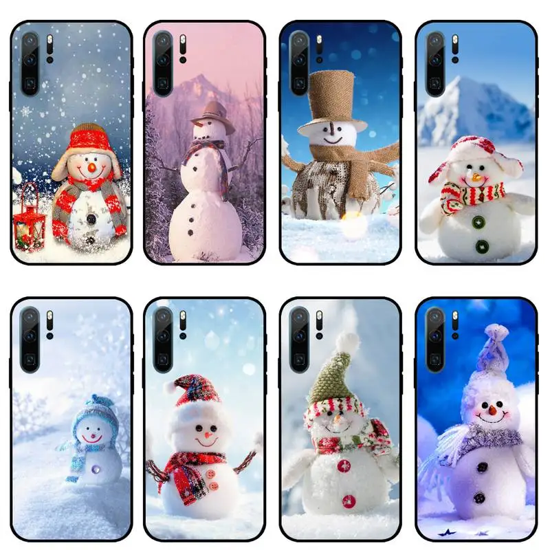 

winter christmas snow tree Phone Case For Huawei honor Mate 10 20 30 40 i 9 8 pro x Lite P smart 2019 nova 5t