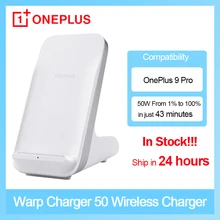 New Original OnePlus Warp Charge 50 Wireless Charger US Wireless Qi-charging EPP 15W/5W 50W Max For Oneplus 9 Pro 5G Smartphone