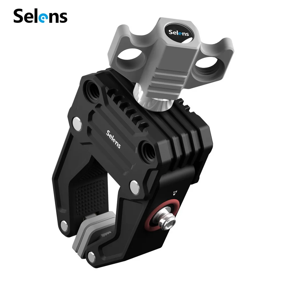 

Selens Camera Crab Claw Clamp 20KG Load-bearing Aluminum Alloy Multifunction Crab For Stable Photography Tools