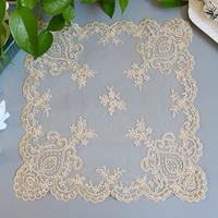 2021 new embroidery place tablemat cloth lace pad pot cup mug tea drink doilies coffee coaster christmas dining placemat kitchen