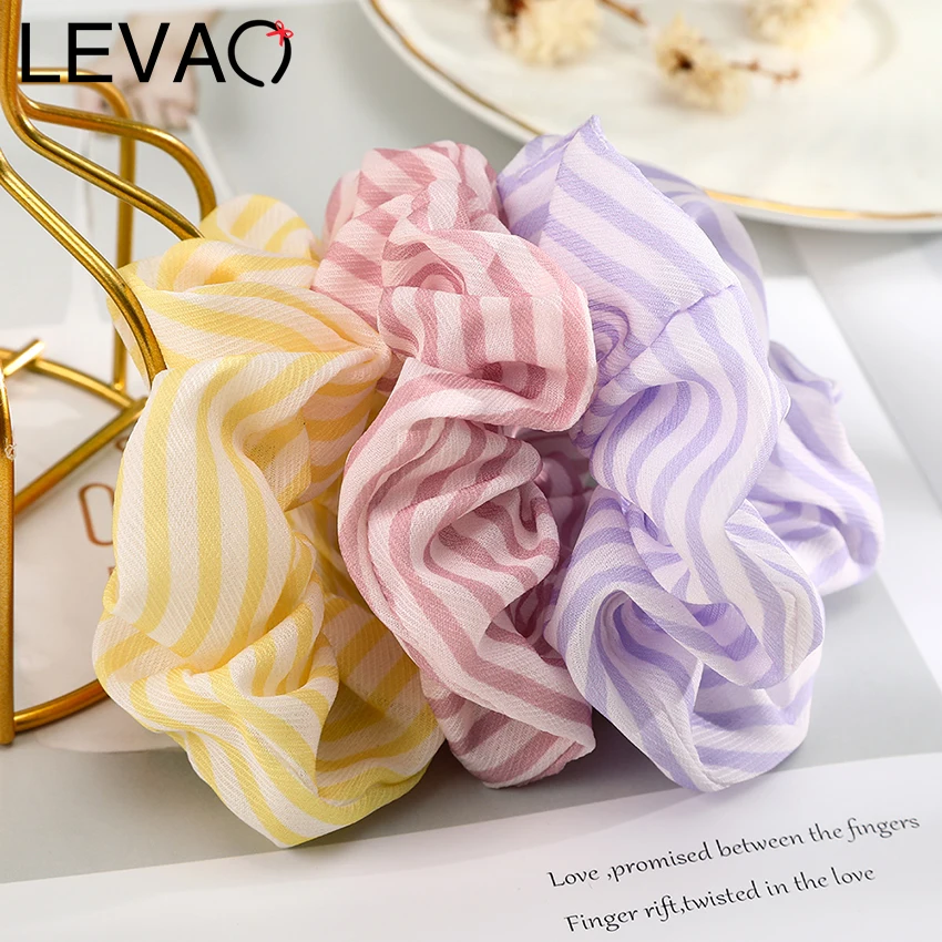 

Levao Print Elastic Hair Bands For Women New Scrunchies Hairband Hair Ties Gum Rubber Band Ponytail Holder Hair Accessories