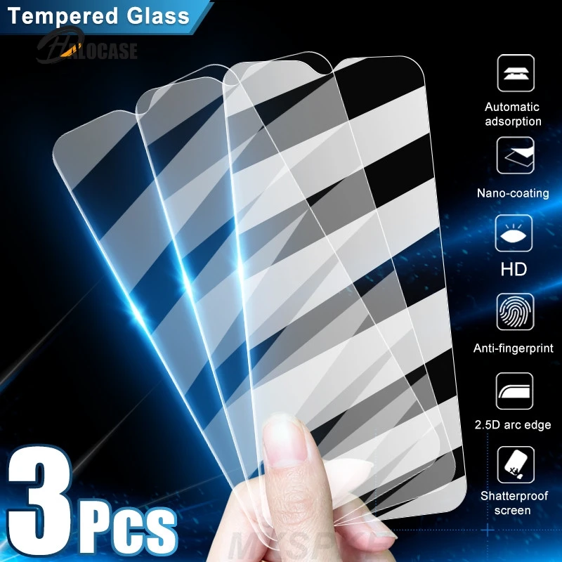 

3Pcs Film Tempered Glass For Xiaomi Redmi Note 9 8T 8 7 5 5A 6 9S Pro Max Screen Protector For Redmi 8A 8 7 7A 9 9A 6 6A Glass